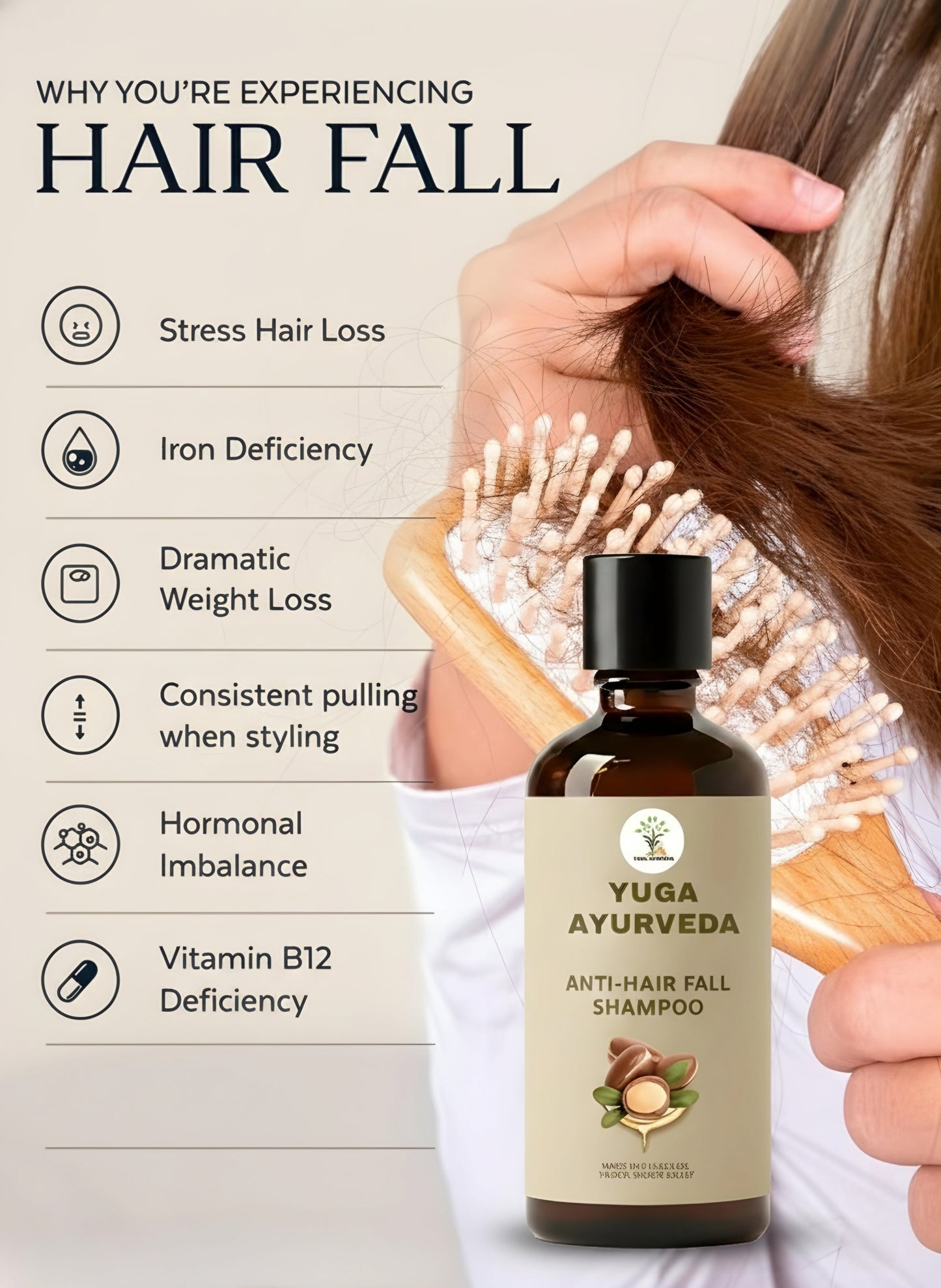 YUGA AYURVEDA FOR ALL TYPES OF HAIR SHAMPOO